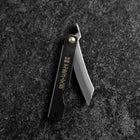 Higonokami Stahl 90mm Schwarz-[Musashi]-[Japan-Küchenmesser]