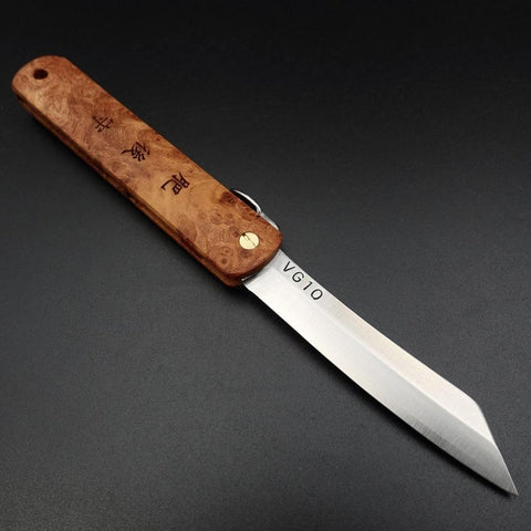 Higonokami VG-10 100mm Karin (3.9”)-[Musashi]-[Japanese-Kitchen-Knives]