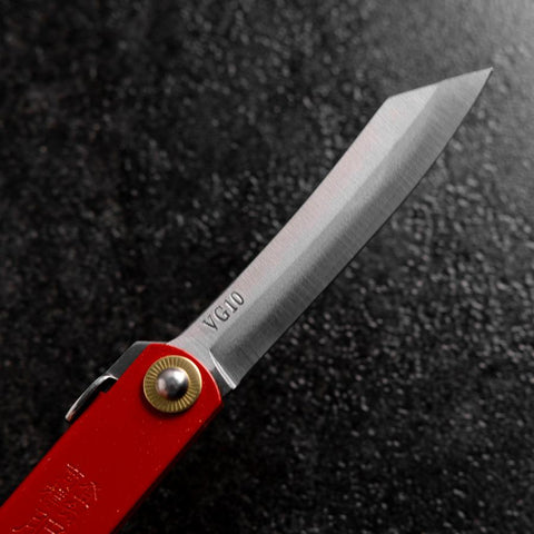 Higonokami VG-10 100mm (Rot)-[Musashi]-[Japan-Küchenmesser]
