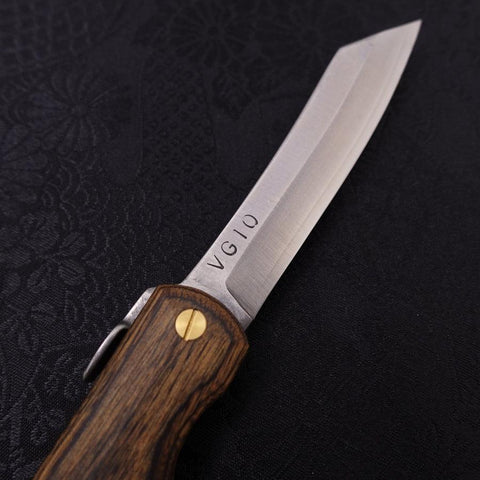 Higonokami VG-10 80mm Walnussholz-[Musashi]-[Japan-Küchenmesser]