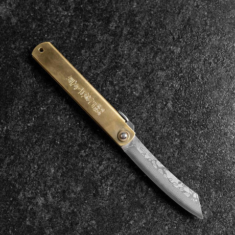 Higonokami VG-10 Chokin Fuji und Welle 120mm-[Musashi]-[Japan-Küchenmesser]