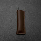 Higonokami VG-10 Outdoor-Messer Hawaiianisches Koaholz 55mm mit Lederscheide-[Musashi]-[Japan-Küchenmesser]