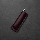 Higonokami VG-10 Outdoor-Messer stabilisiertes Holz 60mm mit Lederscheide-[Musashi]-[Japan-Küchenmesser]