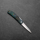 Higonokami VG-10 Outdoor-Messer stabilisiertes Holz 60mm mit Lederscheide-[Musashi]-[Japan-Küchenmesser]