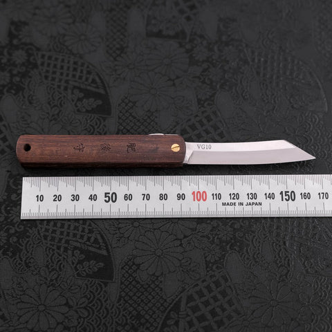 Higonokami VG-10 Persimonenholz 100mm-[Musashi]-[Japan-Küchenmesser]