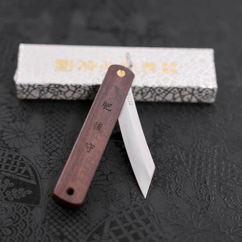 Higonokami VG-10 Persimonenholz 100mm-[Musashi]-[Japan-Küchenmesser]