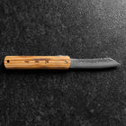 Higonokami VG-10 Tsuchime Gelbes Natürliches Holz 100mm-[Musashi]-[Japan-Küchenmesser]