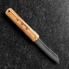 Higonokami VG-10 Tsuchime Gelbes Natürliches Holz 100mm-[Musashi]-[Japan-Küchenmesser]