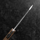 Higonokami VG-10 Tsuchime Natürliches Holz 100mm-[Musashi]-[Japan-Küchenmesser]
