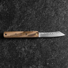 Higonokami VG-10 Tsuchime Natürliches Holz 100mm-[Musashi]-[Japan-Küchenmesser]