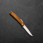 Higonokami VG-10 Zelkova Outdoor-Messer 60mm mit Lederscheide-[Musashi]-[Japan-Küchenmesser]