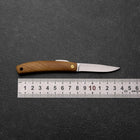 Higonokami VG-10 Zelkova Outdoor-Messer 60mm mit Lederscheide-[Musashi]-[Japan-Küchenmesser]