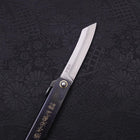 Higonokami Yasukihagane 90mm Schwarz-[Musashi]-[Japan-Küchenmesser]