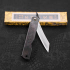 Higonokami Yasukihagane Schwarz 100mm-[Musashi]-[Japan-Küchenmesser]