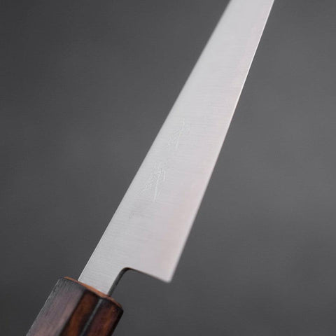 Honesuki Aogami Super Edelstahlummantelung, Poliert Sumi Urushi Griff, 150mm-[Musashi]-[Japan-Küchenmesser]