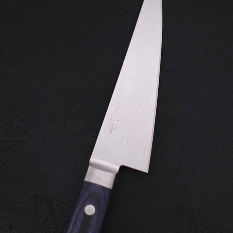 Honesuki Ausbeinmesser AUS-8 Blauer Westlicher Griff 150mm-[Musashi]-[Japan-Küchenmesser]