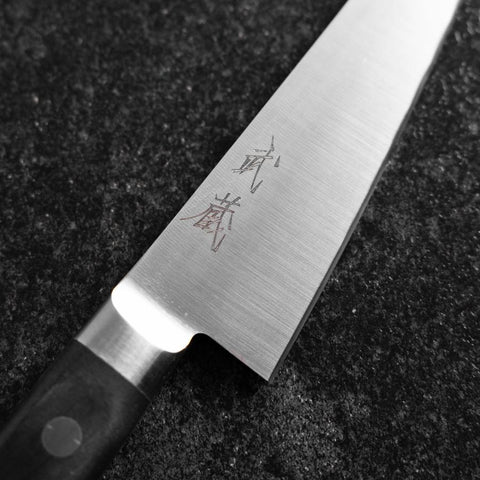 Honesuki Ausbeinmesser Molybdän Westlicher Schwarzer Griff 150mm-[Musashi]-[Japan-Küchenmesser]