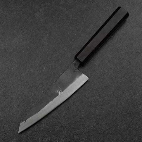 Honesuki Blue Steel #2 Kurouchi Ebenholz Griff 150mm-[Musashi]-[Japan-Küchenmesser]