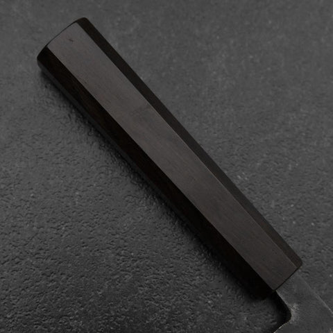 Honesuki Blue Steel #2 Kurouchi Ebenholz Griff 150mm-[Musashi]-[Japan-Küchenmesser]