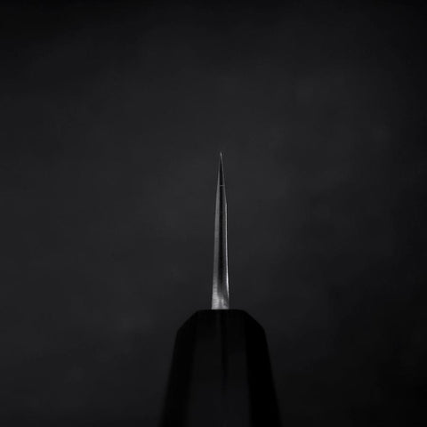 Honesuki SKD11 Nashiji Ebenholz Griff 150mm-[Musashi]-[Japan-Küchenmesser]