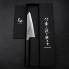 Honesuki SKD11 Nashiji Ebenholz Griff 150mm-[Musashi]-[Japan-Küchenmesser]