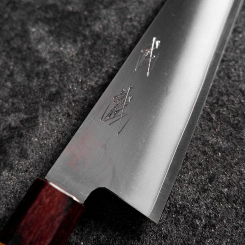 Honesuki Silver Steel #3 Kagami Zelkove Griff 180mm-[Musashi]-[Japan-Küchenmesser]