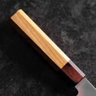 Honesuki Silver Steel #3 Kagami Zelkove Griff 180mm-[Musashi]-[Japan-Küchenmesser]