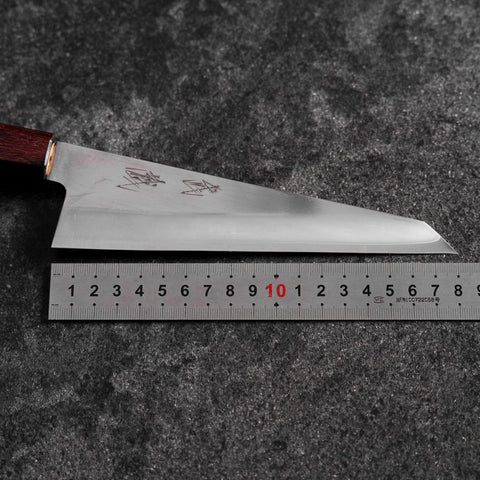 Honesuki Silver Steel #3 Kagami Zelkove Griff 180mm-[Musashi]-[Japan-Küchenmesser]