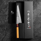 Honesuki Silver Steel #3 Kagami Zelkove Griff 180mm-[Musashi]-[Japan-Küchenmesser]