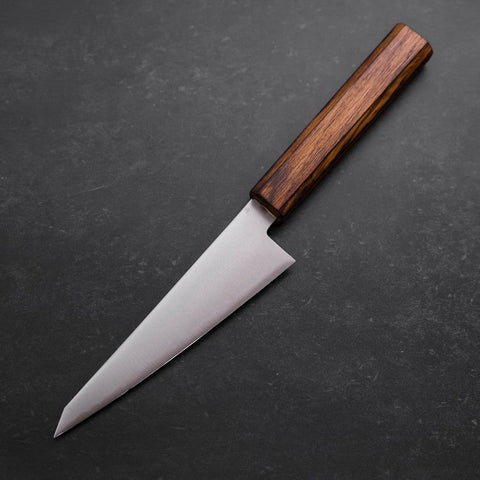 Honesuki Stainless Clad Blue Super Polished Sumi Urushi Handle 150mm (5.9”)-[Musashi]-[Japan-Küchenmesser]