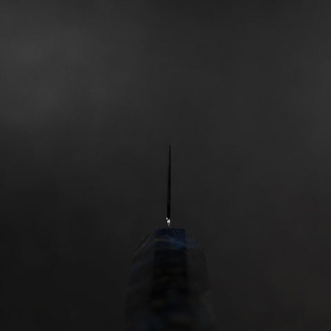 Honesuki VG-10 Damast Blauer Birkenholz Griff 150mm-[Musashi]-[Japan-Küchenmesser]