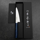 Honesuki VG-10 Damast Blauer Birkenholz Griff 150mm-[Musashi]-[Japan-Küchenmesser]