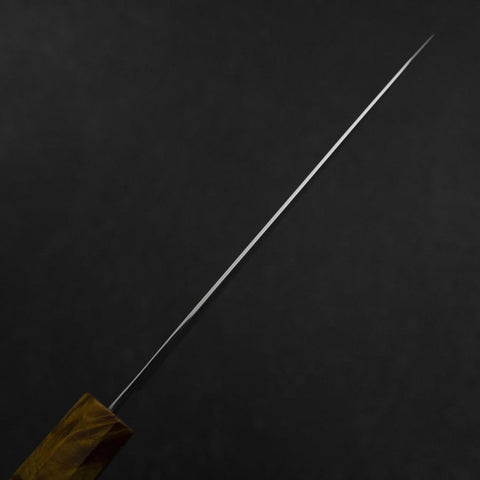 Honesuki VG-10 Damast Gelber Birkenholz Griff 150mm-[Musashi]-[Japan-Küchenmesser]