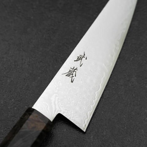 Honesuki VG-10 Damast Grauer Birkenholz Griff 150mm-[Musashi]-[Japan-Küchenmesser]