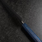 Honesuki VG-10 Tsuchime Damascus Blue Birch Handle 150mm (5.9”)-[Musashi]-[Japan-Küchenmesser]