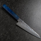 Honesuki VG-10 Tsuchime Damascus Blue Birch Handle 150mm (5.9”)-[Musashi]-[Japan-Küchenmesser]