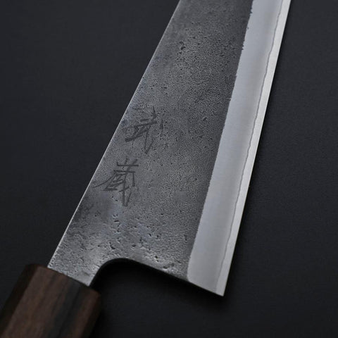 Honesuki White Steel #2 Kurouchi Nashiji Eschenholz Griff 150mm-[Musashi]-[Japan-Küchenmesser]