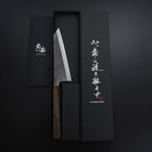 Honesuki White Steel #2 Kurouchi Nashiji Eschenholz Griff 150mm-[Musashi]-[Japan-Küchenmesser]