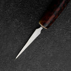 Ice Pick AUS-8 Hirschgeweih Griff 58mm mit Scheide aus Karinholz-[Musashi]-[Japan-Küchenmesser]