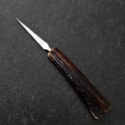 Ice Pick AUS-8 Hirschgeweih Griff 58mm mit Scheide aus Karinholz-[Musashi]-[Japan-Küchenmesser]
