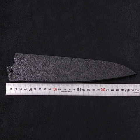 Ishime Saya Scheide Schwarz für Gyuto mit Pin, 210mm-[Musashi]-[Japan-Küchenmesser]