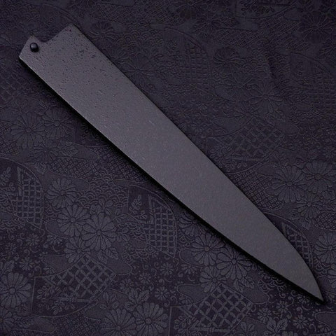 Ishime Saya Scheide Schwarz für Sujihiki mit Pin, 240mm-[Musashi]-[Japan-Küchenmesser]