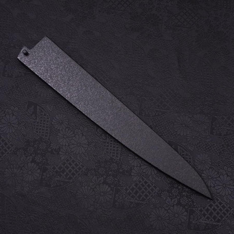 Ishime Saya Scheide Schwarz für Sujihiki mit Pin, 270mm-[Musashi]-[Japan-Küchenmesser]