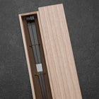 Kagoshima Bambus Schwarze Essstäbchen 230mm mit Paulownia-Holzbox-[Musashi]-[Japan-Küchenmesser]