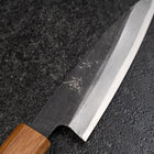 Kaisaki White Steel #2 Kurouchi Oak Handle 120mm (4.7”)-[Musashi]-[Japanese-Kitchen-Knives]