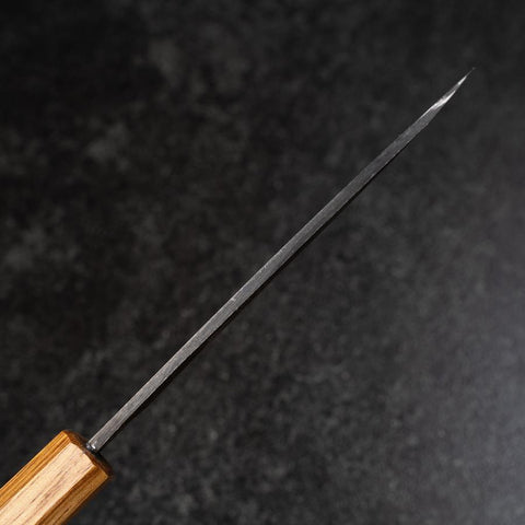 Kaisaki White Steel #2 Kurouchi Oak Handle 120mm (4.7”)-[Musashi]-[Japanese-Kitchen-Knives]