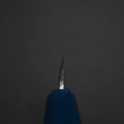 Kaisaki VG-10 Nashiji Blauer Urushi Griff 120mm-[Musashi]-[Japan-Küchenmesser]