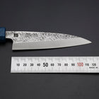 Kaisaki VG-10 Nashiji Blauer Urushi Griff 120mm-[Musashi]-[Japan-Küchenmesser]