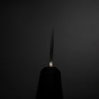 Kaisaki VG-10 Nashiji Schwarzer Urushi Griff 150mm-[Musashi]-[Japan-Küchenmesser]