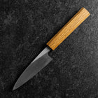 Kaisaki White Steel #2 Kurouchi Eichenholz Griff 105mm-[Musashi]-[Japan-Küchenmesser]